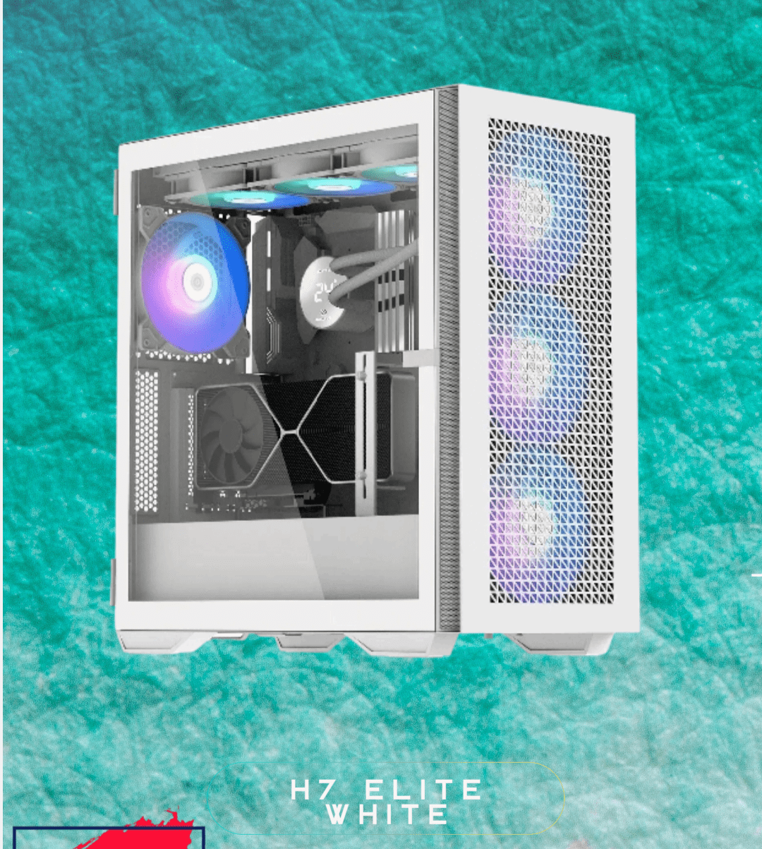 Sonic Casing H7 4 ARGB Infinity Fan ATX White Sonic Casing H7 4 ARGB Infinity Fan ATX White